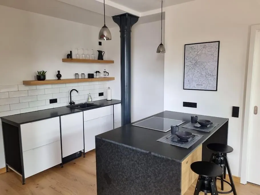 דרזדן Komfortables Apartment Im Industrial Chic